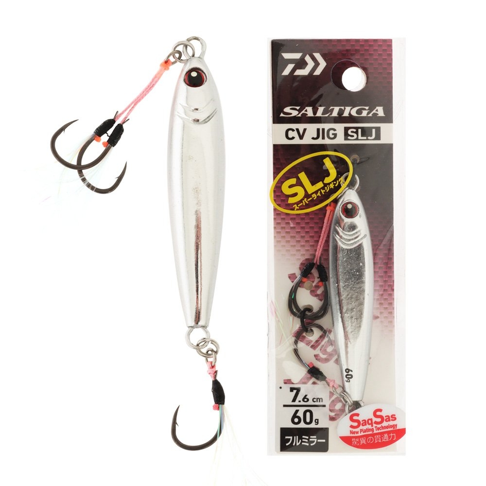 Daiwa Saltiga CV Jig SLJ Micro Jig 60g Full Mirror