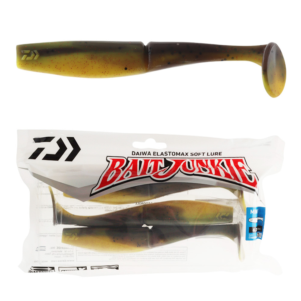 Daiwa BaitJunkie Minnow Soft Bait 15.5cm Banana Split Qty 3