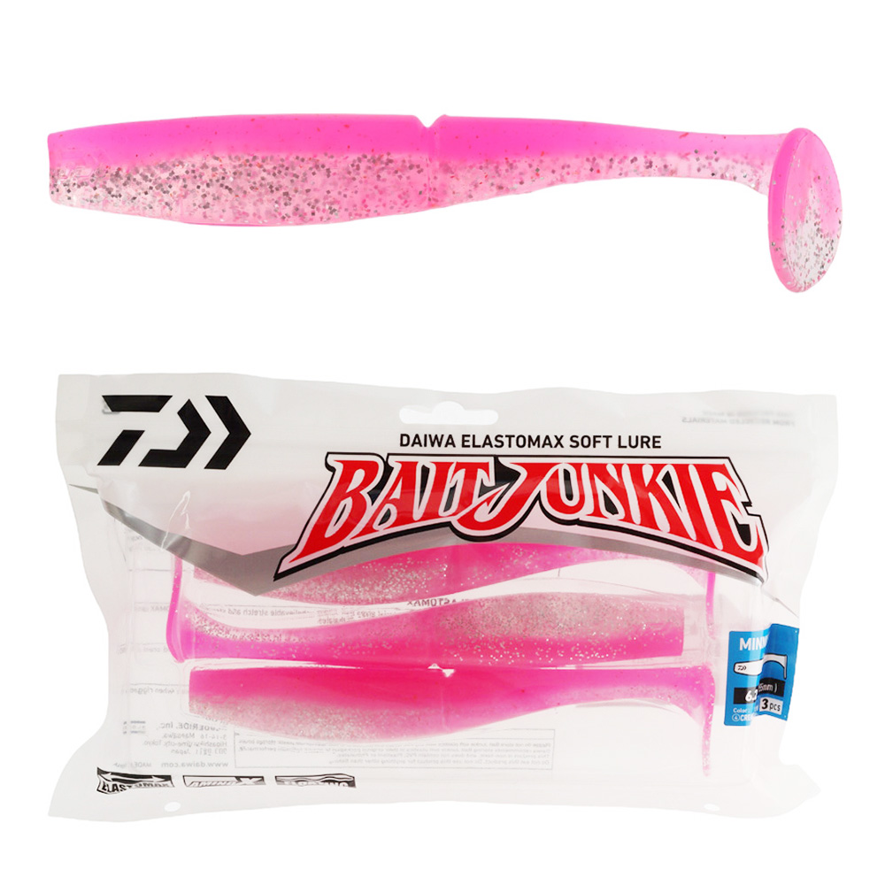 Daiwa BaitJunkie Minnow Soft Bait 15.5cm Creaming Soda UV Qty 3