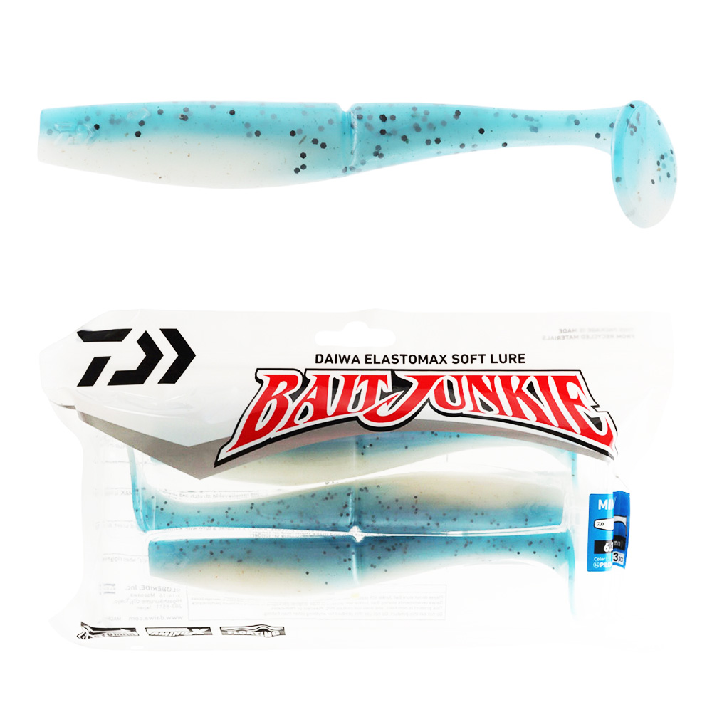 Daiwa BaitJunkie Minnow Soft Bait 15.5cm Pilchard Glow Qty 3