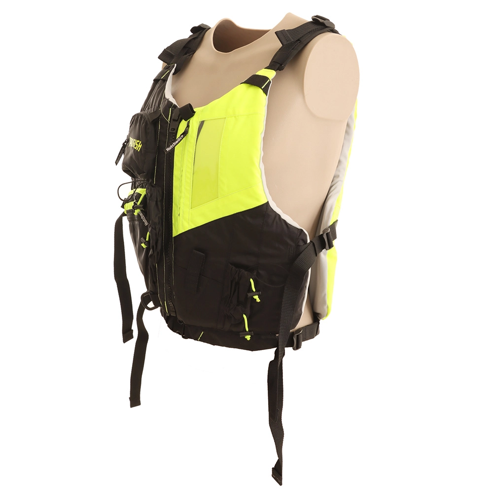 Hutchwilco Pro Fish Kayak Level 50 PFD Life Vest Black/Hi-Viz Large-2XL Hutchwilco Pro Fish Kayak Level 50 PFD Life Vest Black/Hi-Viz Large-2XL