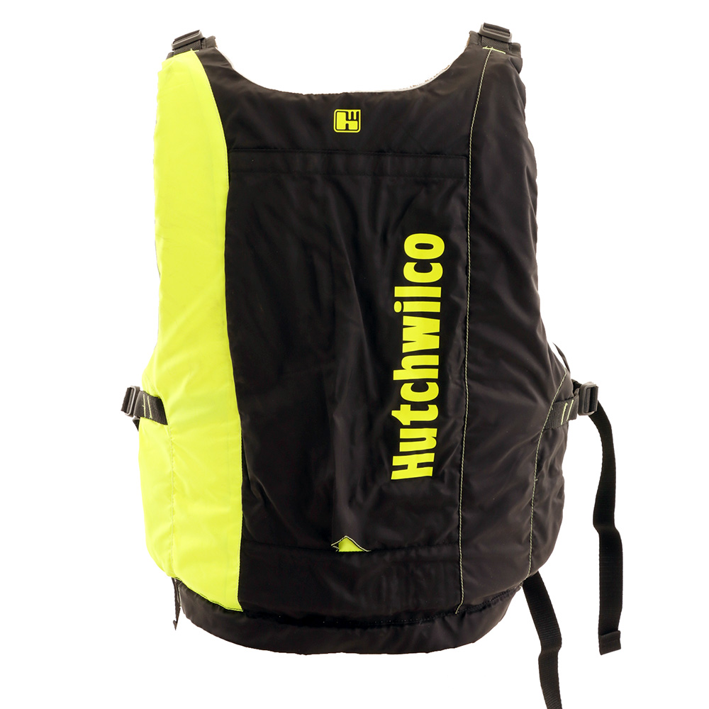 Hutchwilco Pro Fish Kayak Level 50 PFD Life Vest Black/Hi-Viz Large-2XL