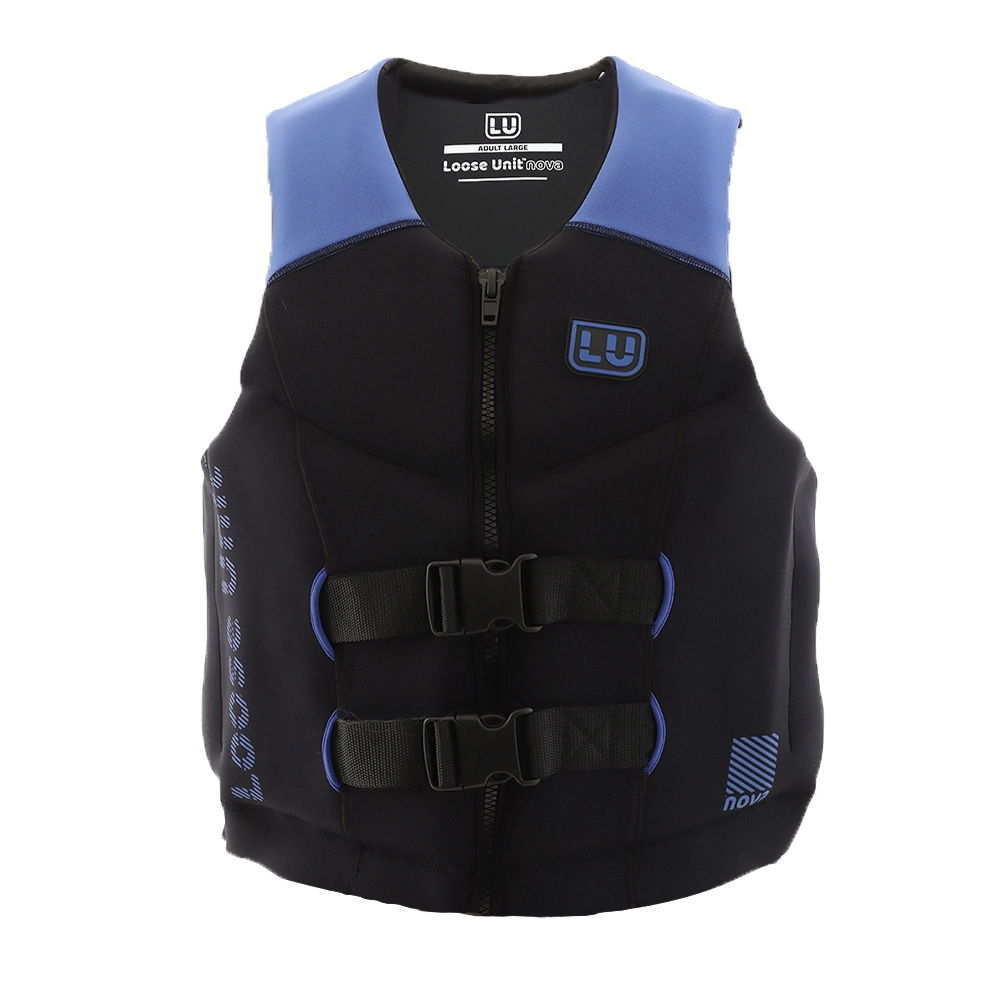 Loose Unit Nova Neoprene Watersports Level 50 Life Vest Blue Loose Unit Nova Neoprene Watersports Level 50 Life Vest Blue