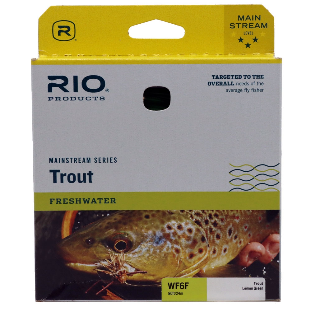 RIO Mainstream Trout Fly Line WF6F Lemon Green
