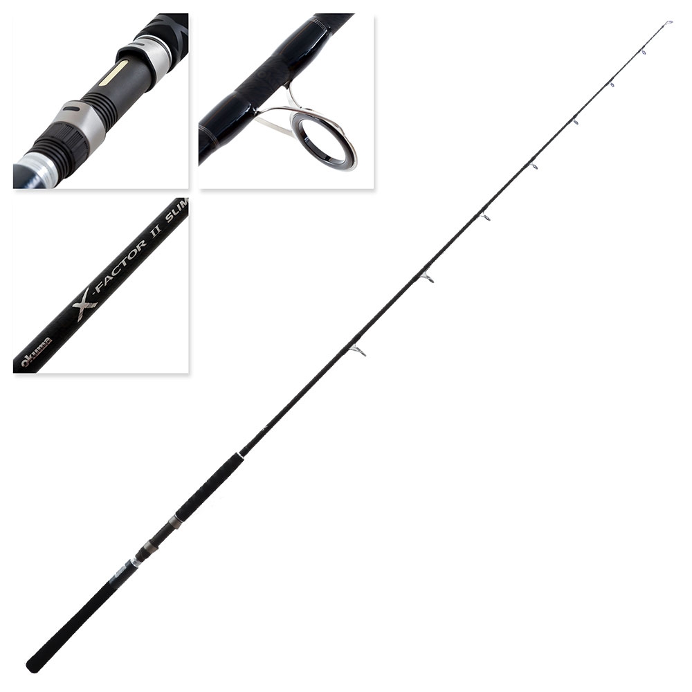 Okuma X-Factor II Slim Spinning Strayline Rod 7ft 8-15kg 2pc