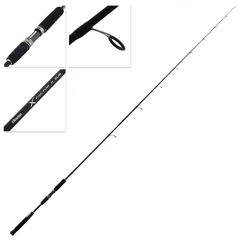 Okuma X-Factor II Slim Softbait Spin Rod 7ft 6in 6-10kg 2pc