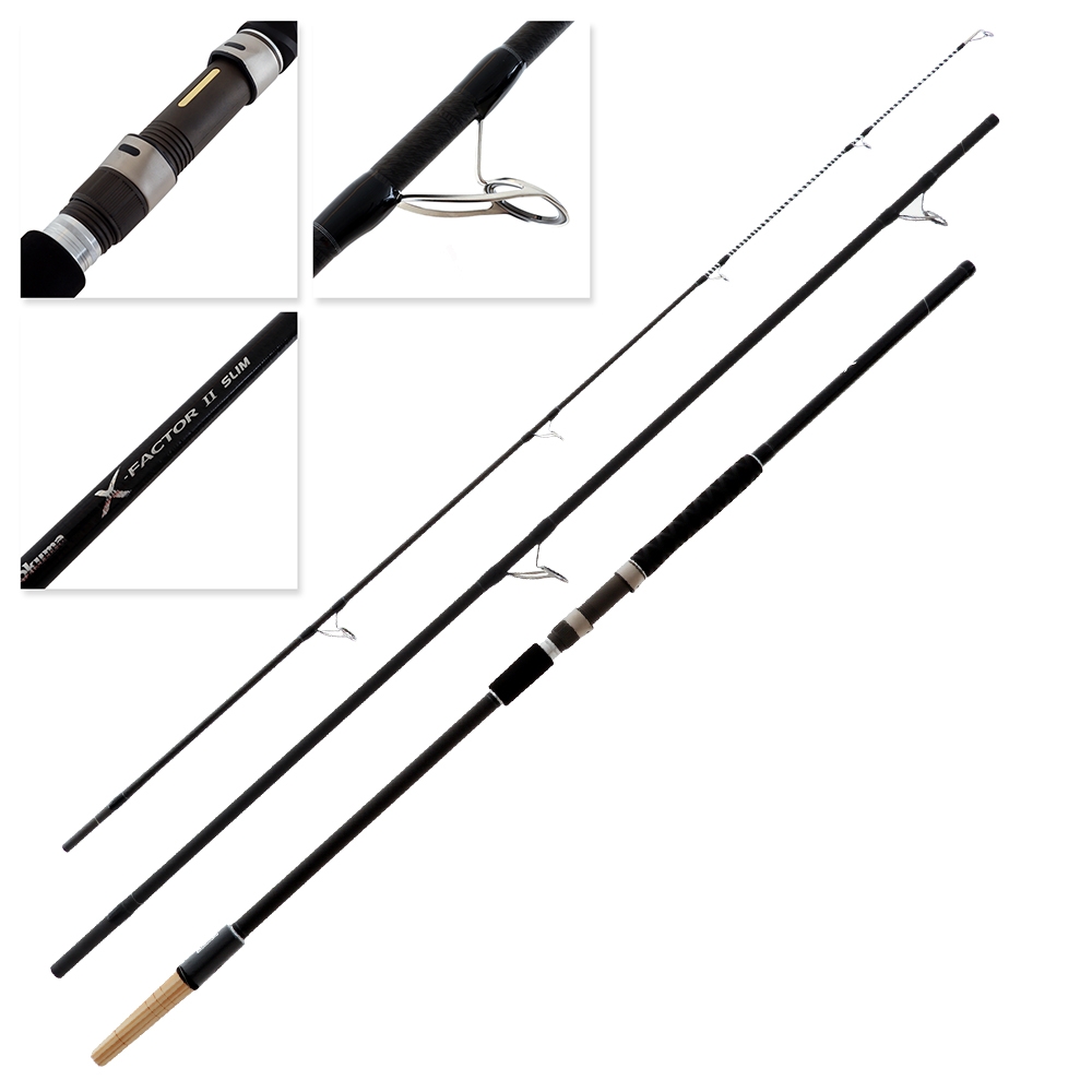Okuma X-Factor II Slim Lumo Tip Spinning Surf Rod 14ft 3-6oz 3pc