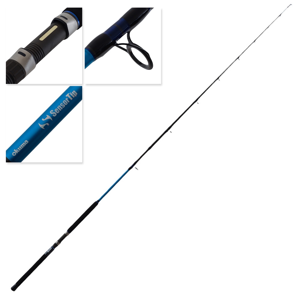 Okuma Sensor Tip Spinning Rock Rod 8ft 8-12kg 2pc