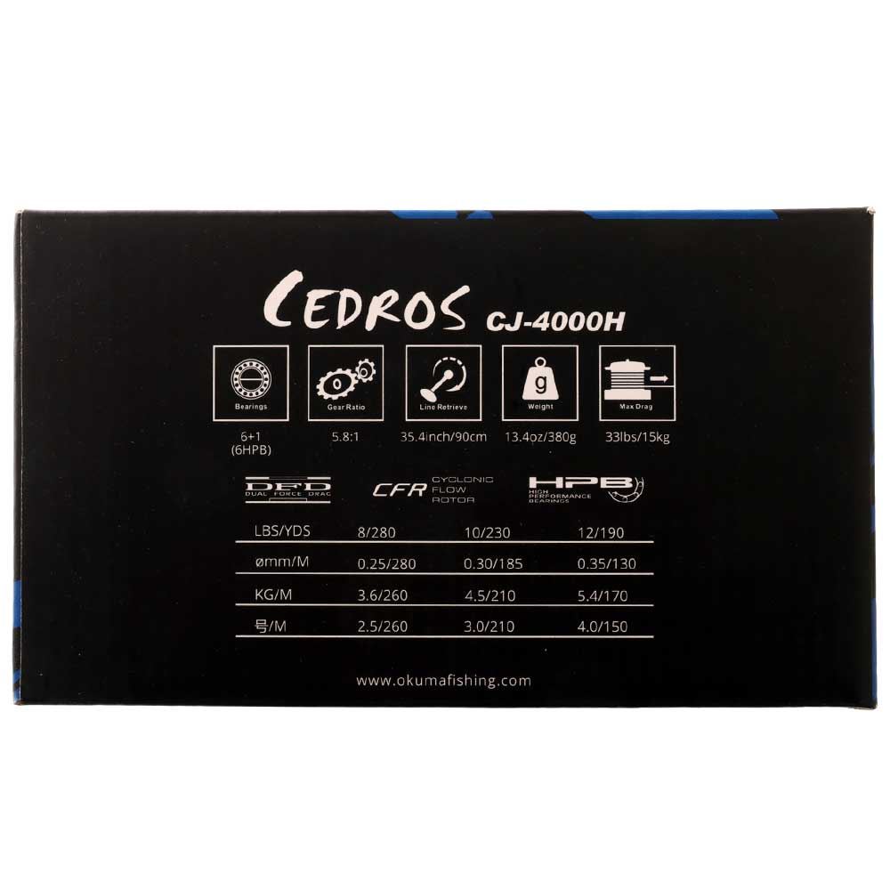 Okuma Cedros 4000 Spinning Reel