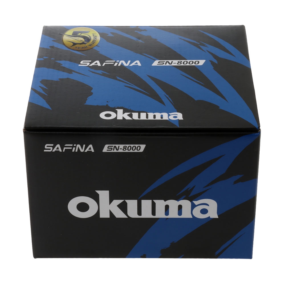 Okuma Safina 8000 Spinning Reel with 10kg Mono
