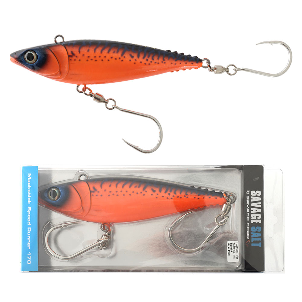 Savage Gear Mackstick Speed Runner Stickbait 160mm Orange Black