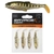 Savage Gear Craft Cannibal Paddletail Soft Bait 6.5cm 4g Qty 4 Olive Pearl Silver Smolt