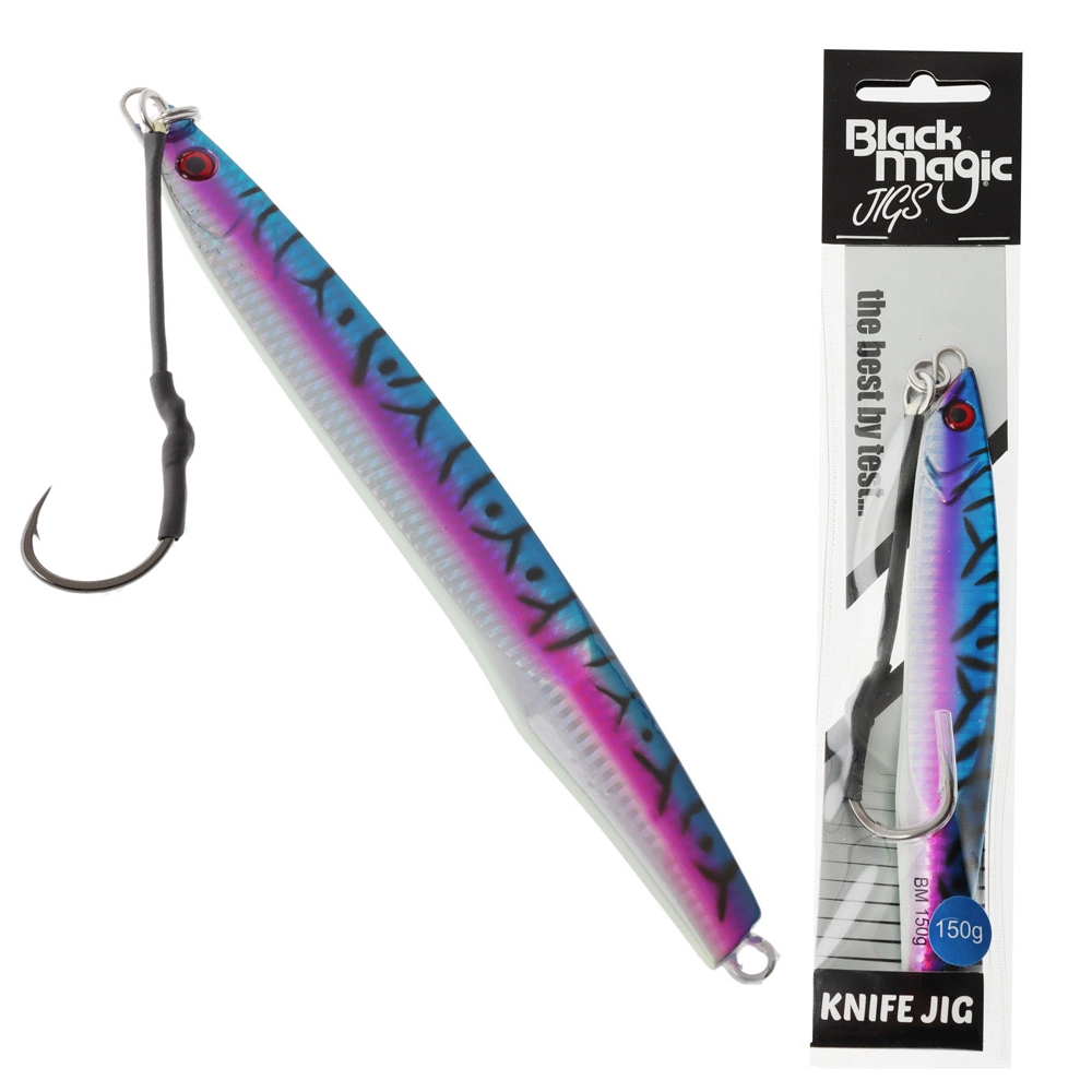 Black Magic Knife Jig 150g Blinky Black Magic Knife Jig 150g Blinky