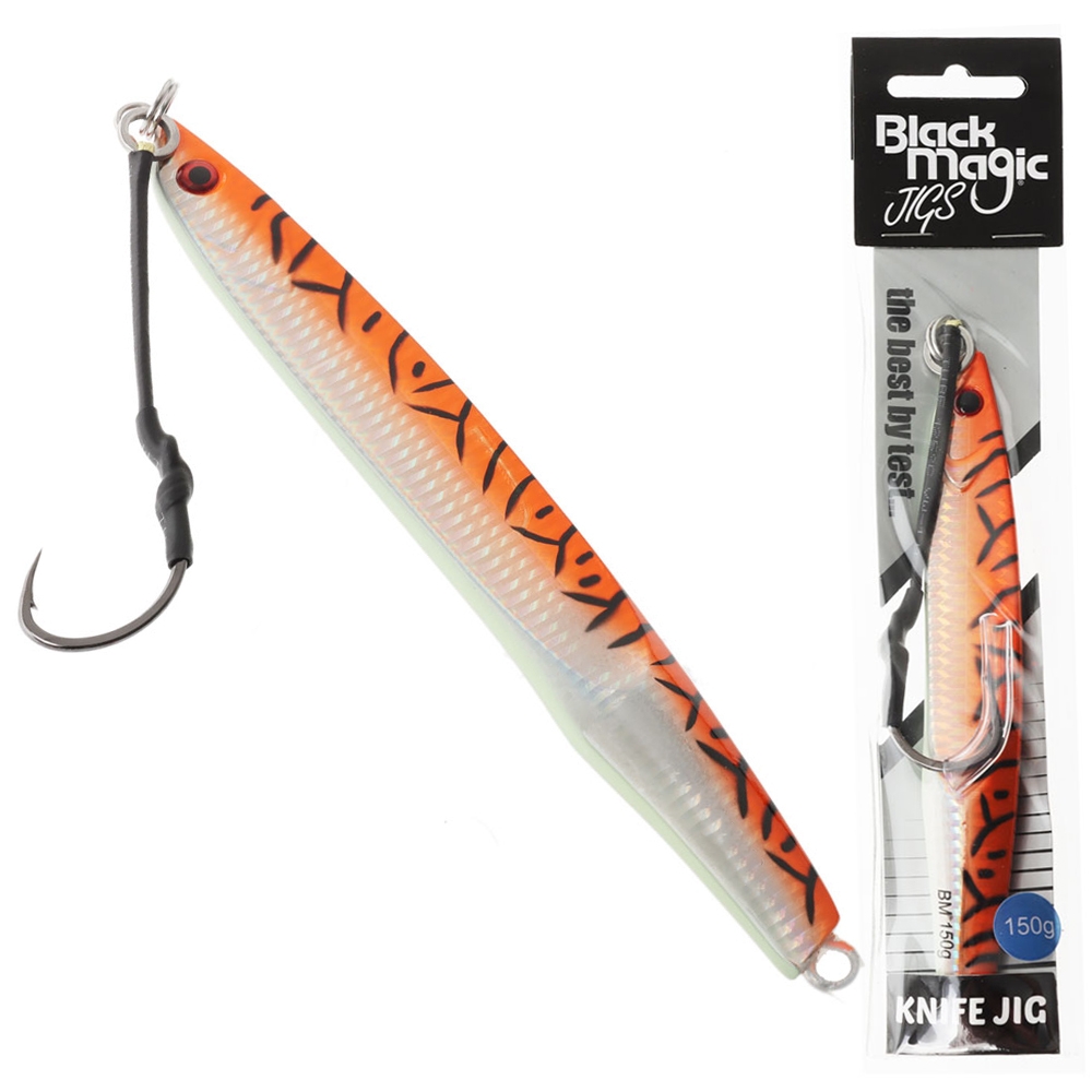 Black Magic Knife Jig 150g Fiery Tiger