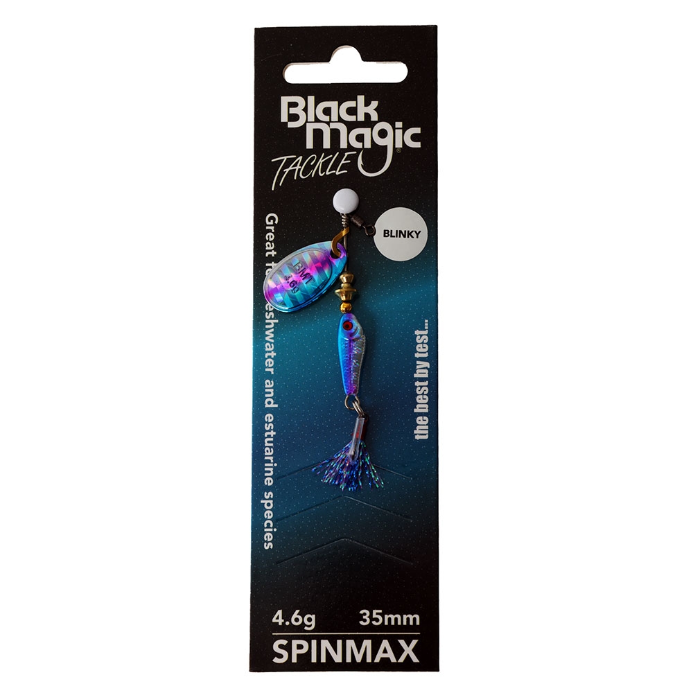Black Magic Spinmax Spinner Lure 4.6g 44mm Blinky