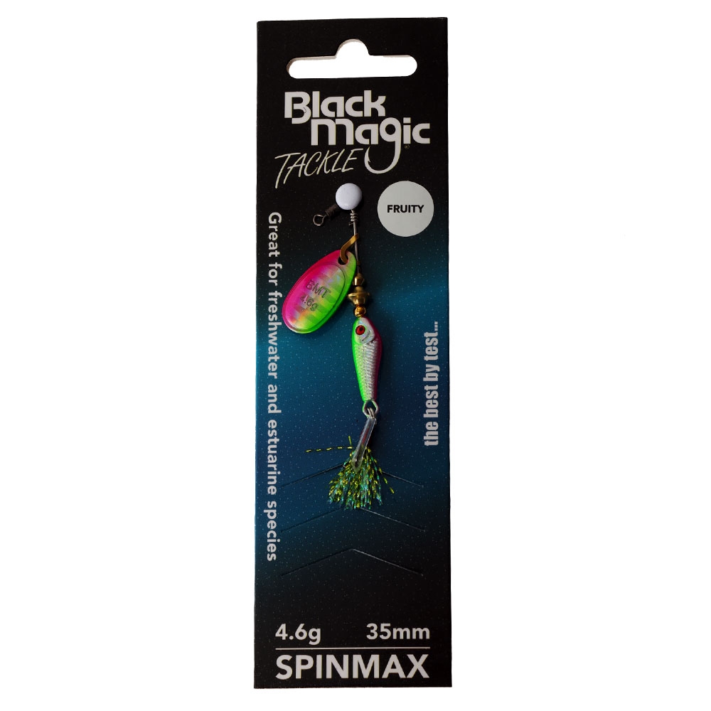 Black Magic Spinmax Spinner Lure 4.6g 44mm Fruity