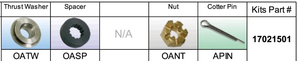 SOLAS OA-PKT Johnson/Evinrude/BRP Assembly Kit9.9-15H