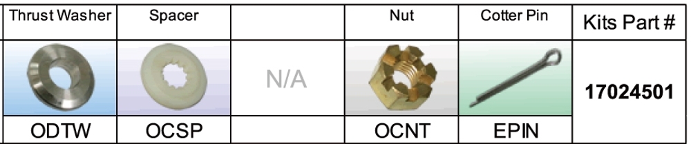 SOLAS OD-PKT Johnson/Evinrude/BRP Assembly Kit 45-140H