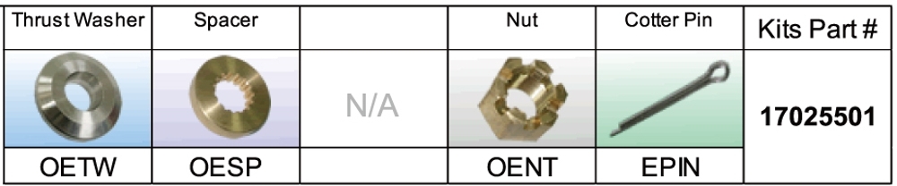 SOLAS OE-PKT Johnson/Evinrude/BRP Assembly Kit V6/Grcs