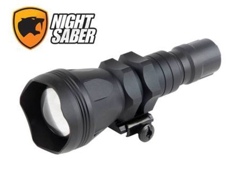 Night Saber Led Infrared Rechargeable Torch 458 Lumens