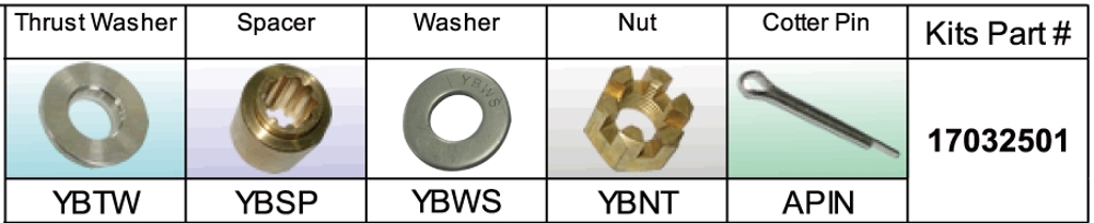 SOLAS YB-PKT Yamaha Assembly Kit 20-30 HP