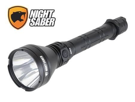 Night Saber Apex LED Rechargeable Aluminium Torch 1400 Lumens