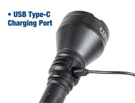 Night Saber Apex LED Rechargeable Aluminium Torch 1400 Lumens