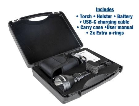 Night Saber Apex LED Rechargeable Aluminium Torch 1400 Lumens