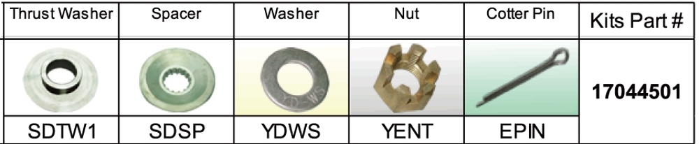 SOLAS SD-PKT-1 Suzuki Assembly Kit DF90 DF115