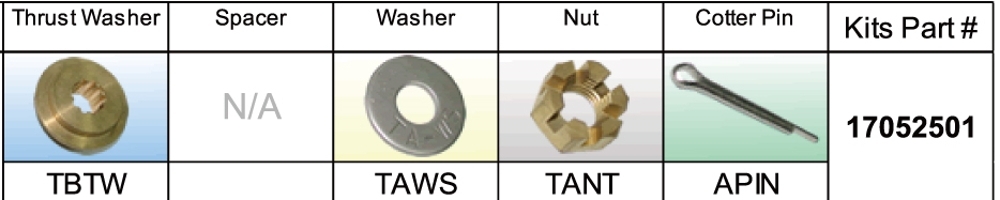 SOLAS TB-PKT Tohatsu/Nissan Assembly Kit 25-30 HP