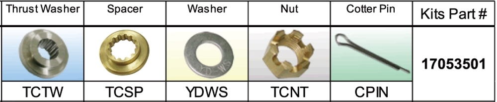 SOLAS TC-PKT Tohatsu/Nissan Assembly Kit 35-55 HP