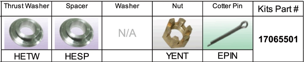 SOLAS HE-PKT Honda Assembly Kit 115-225 HP