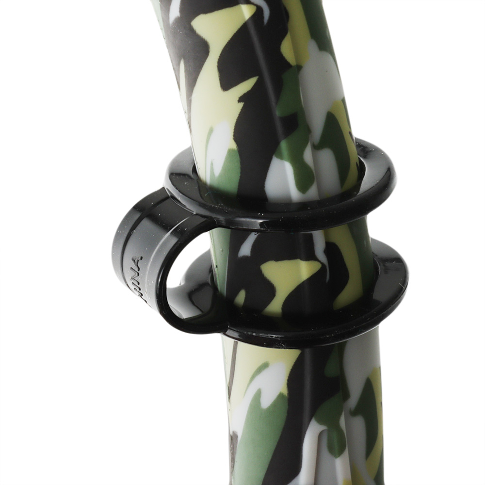 Sea Harvester Travel Silicone Spearfishing Dive Snorkel Green Yellow Camo