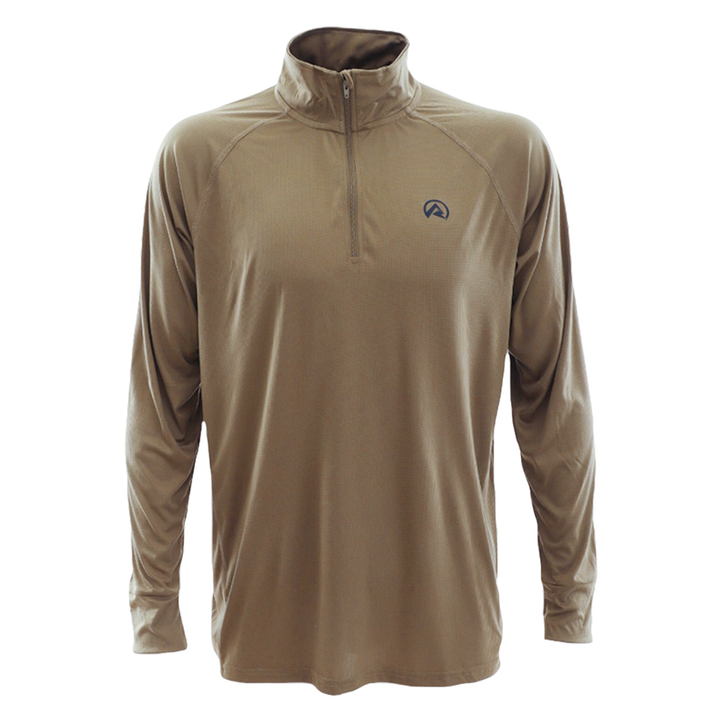 Ridgeline Micro Lite Quarter Zip Mens Long Sleeve Shirt