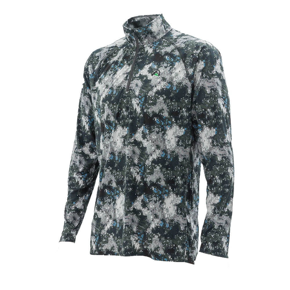 Ridgeline Micro Lite Quarter Zip Mens Long Sleeve Shirt