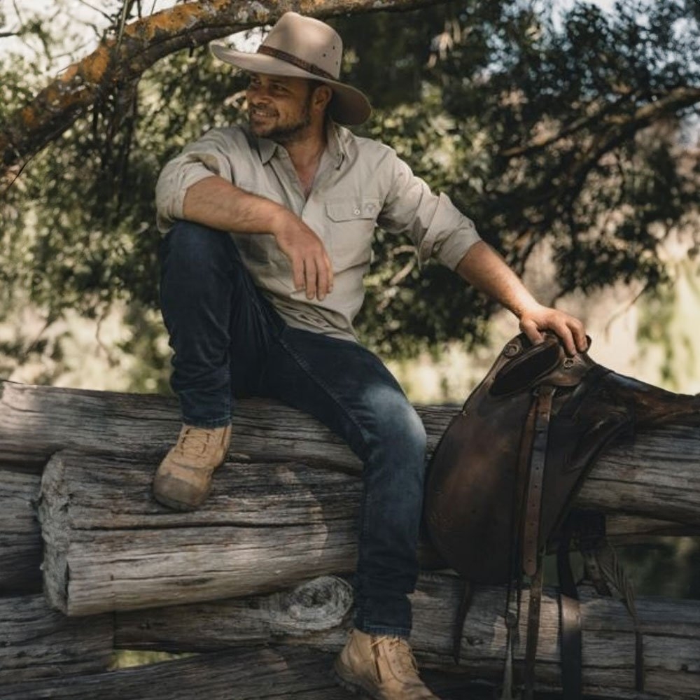 Ridgeline Yard Placket Mens Long Sleeve Shirt Eucalyptus XL