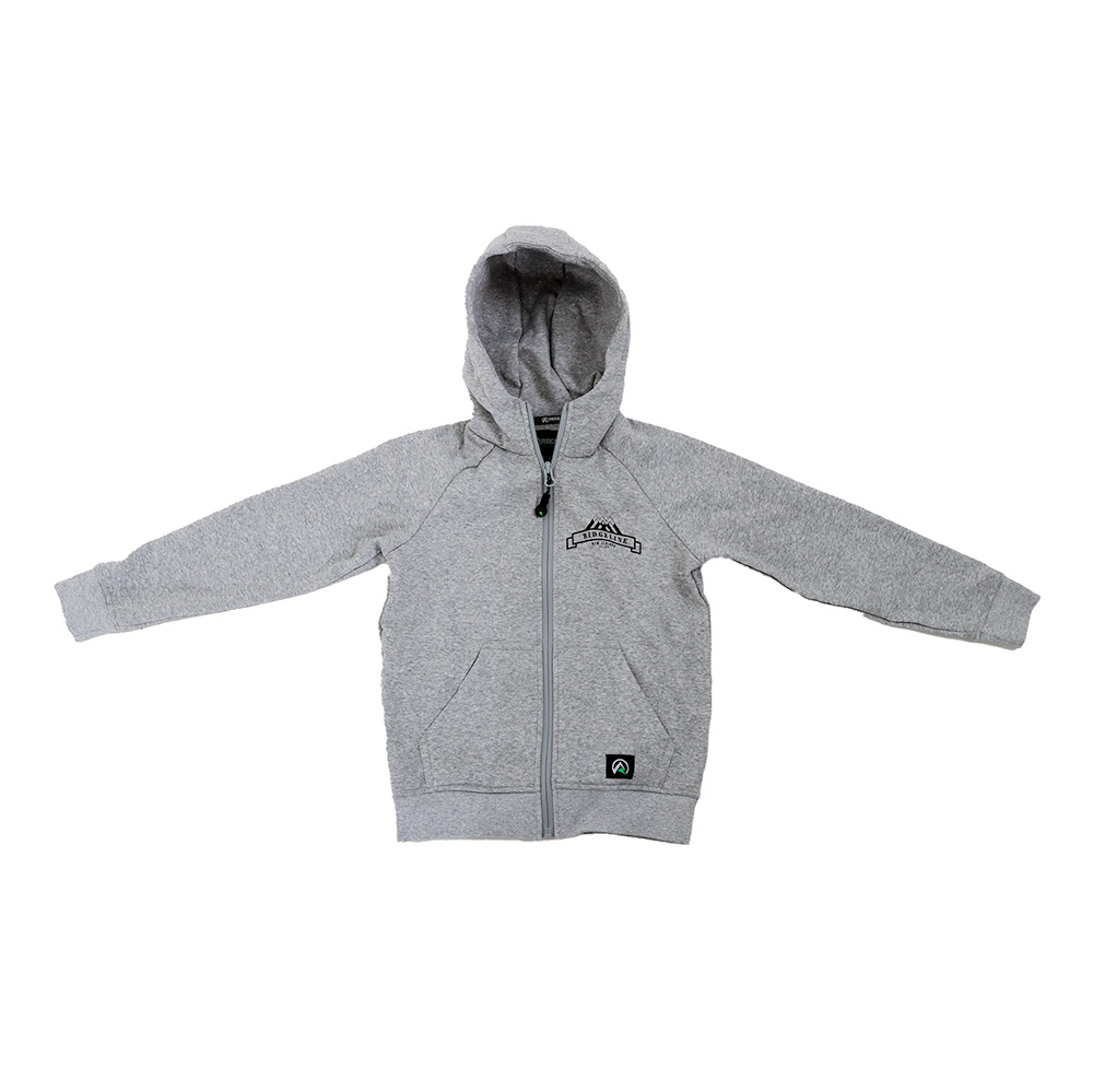 Ridgeline Impact Recycled Fleece Kids Zip Hoodie Grey 14 - Brand new - missing logo