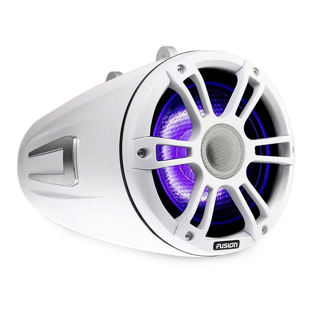 Fusion Signature 3 Sports LED Marine Wake Tower Speakers White 6.5in 230W