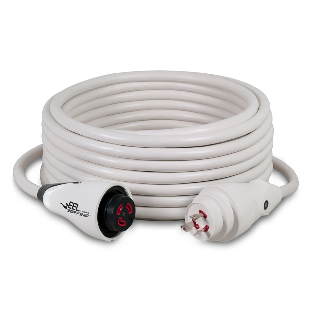 Marinco EEL Cordset 30A 125V 50ft White