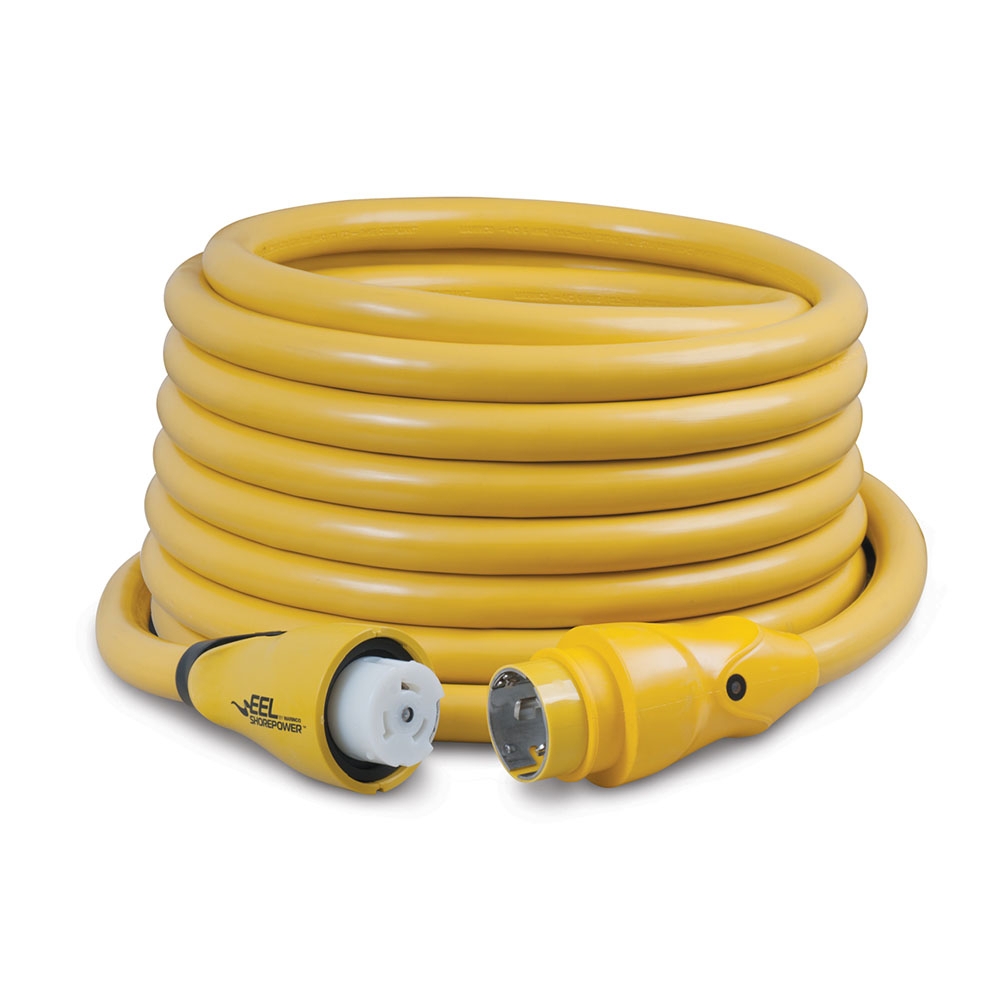 Marinco EEL Cordset 50A 125/250V 50ft Yellow