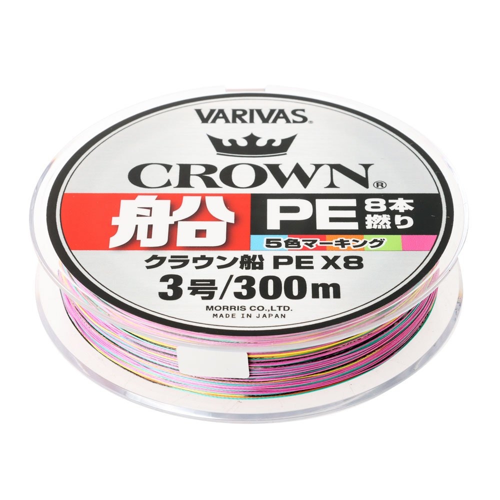 Varivas Crown PE X8 Braid 300m PE3 46lb