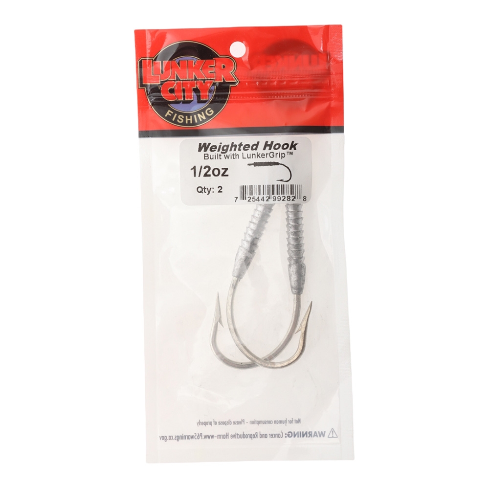 Lunker City Weighted Hooks 9/0 Qty 2