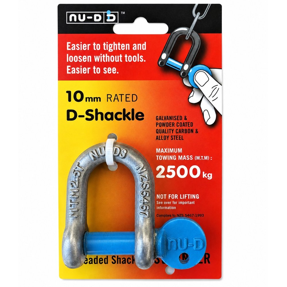 NU-D Towing D-Shackle 10mm
