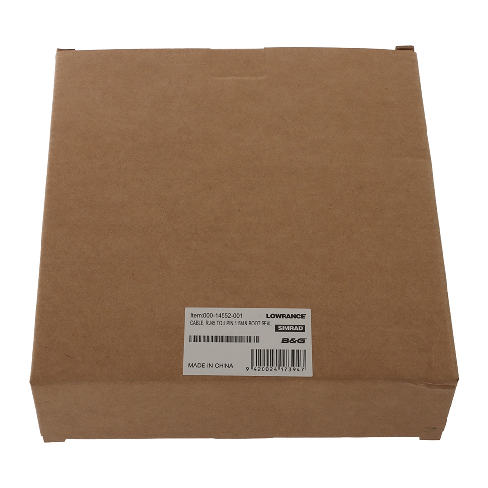 B&G Ethernet Cable RJ45 to 5-Pin 1.5m