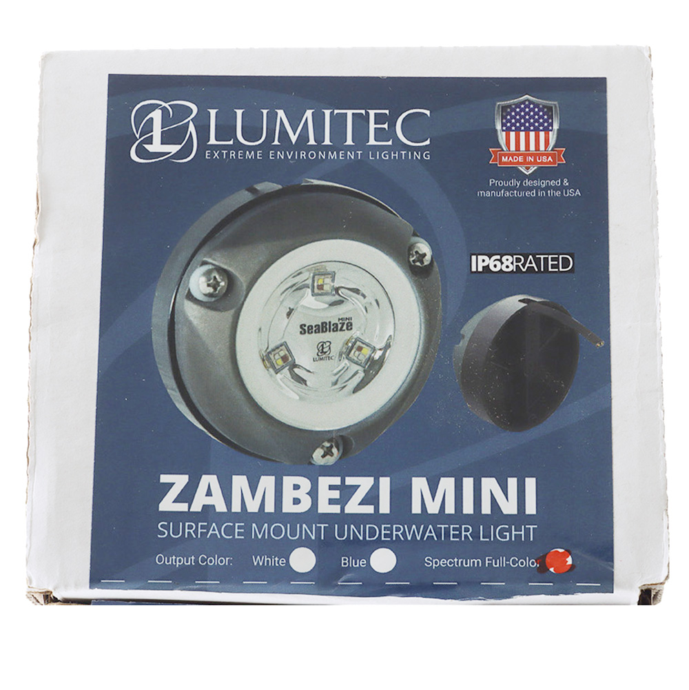 Lumitec Zambezi Mini LED Light Surface Mount White 12/24v 890lm