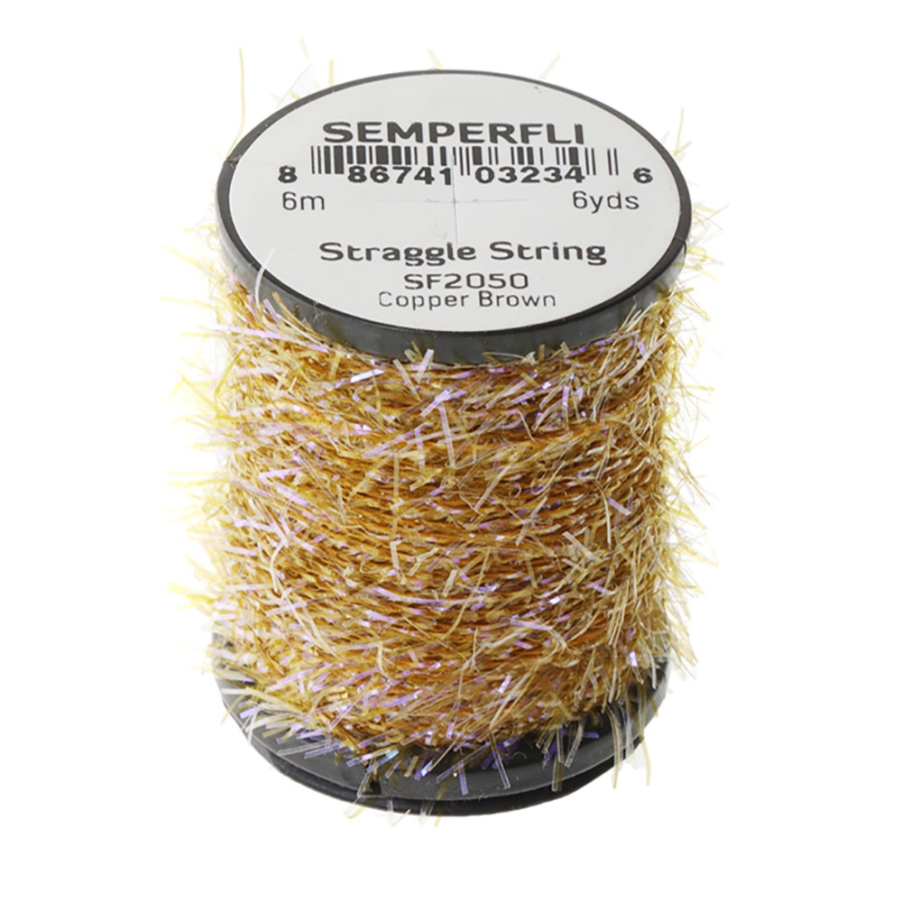 Semperfli Straggle String Micro Chenille Copper Brown