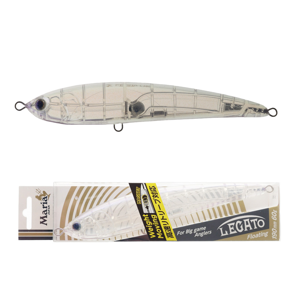 Maria Legato F190 Stickbait 190mm 60g B28C Clear