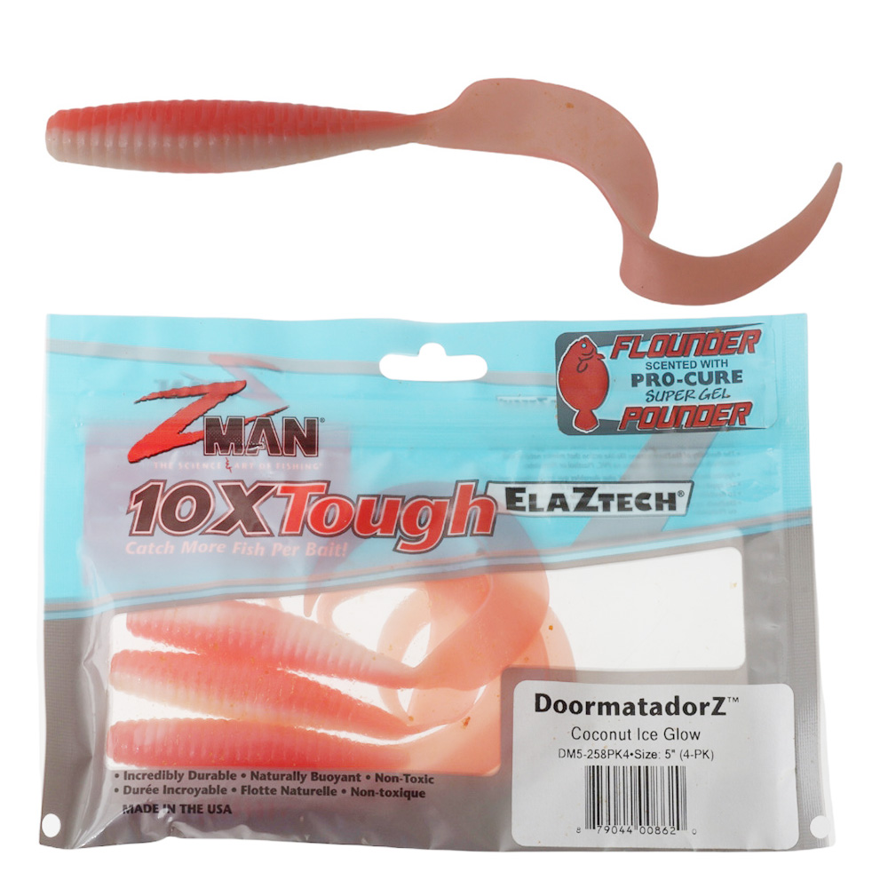 Z-Man DoormatadorZ Soft Bait 12.7cm Qty 4 Coconut Ice