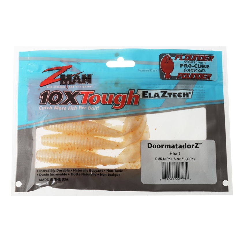 Z-Man DoormatadorZ Soft Bait 12.7cm Qty 4 Pearl