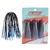 Z-Man EZ Skirt Replacement Skirts 6.9cm Black Blue Chrome/Blue Tips Qty 3